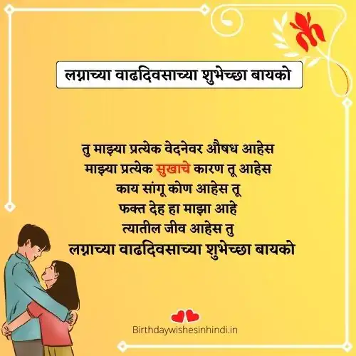 anniversary wishes for wife in marathi