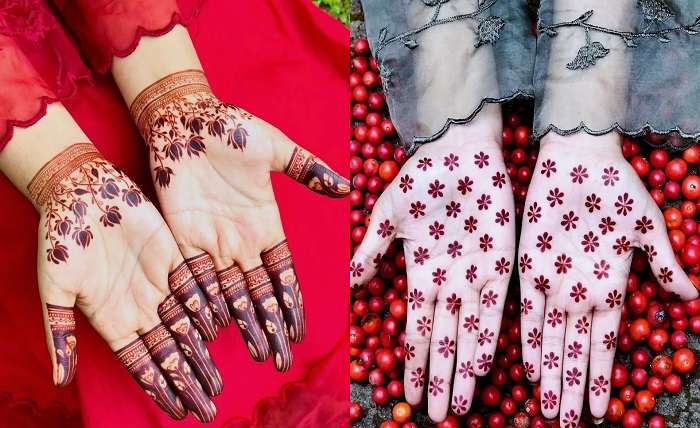arabic instagram stylish royal front hand mehndi design